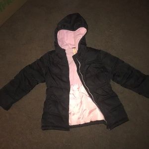 Girls black winter jacket